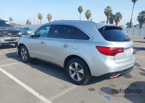 2014 Acura Mdx z USA, uszkodzony, nr VIN 5FRYD4H29EB025376